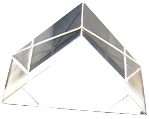 Igaz Ferde Hasáb, 2.1 (55mm) Hossza, a 1,5 (38mm) Átfogó - Háromszög, 90x45x45 Fokos Szögben Csiszolt Akril - Kiváló Fizika,