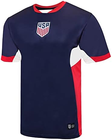 Ikon Sport AMERIKAI Futball Szövetség USMNT Felnőtt Játék Nap Foci Mez Póló