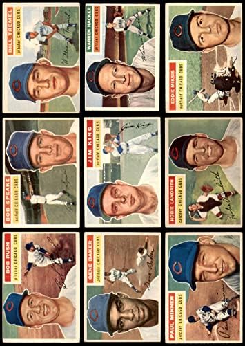 1956 Topps Chicago Cubs Közelében Csapat készen áll Chicago Cubs (Set) VG Cubs