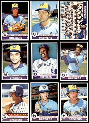 1979 Topps Milwaukee Brewers Csapat készen áll Milwaukee Brewers (Set) NM+ Brewers