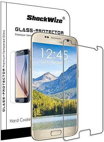 ShockWize [1 Csomag] [Edzett Üveg] .3mm Vékony Ballisztikus Prémium Igazi Glass kijelző Samsung Galaxy S9, Tiszta