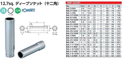 Kiotói Eszközök (KTC) B4L10W 1/2 hosszú Dugókulcs (10 mm)
