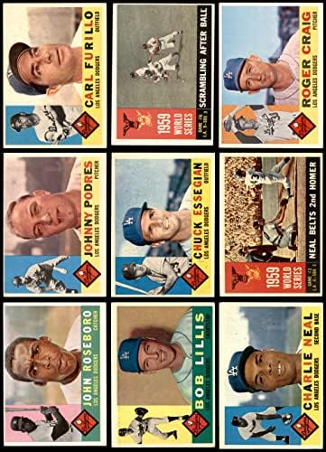 1960 Topps Los Angeles Dodgers Csapat készen áll a Los Angeles Dodgers (Set) VG/EX+ Dodgers