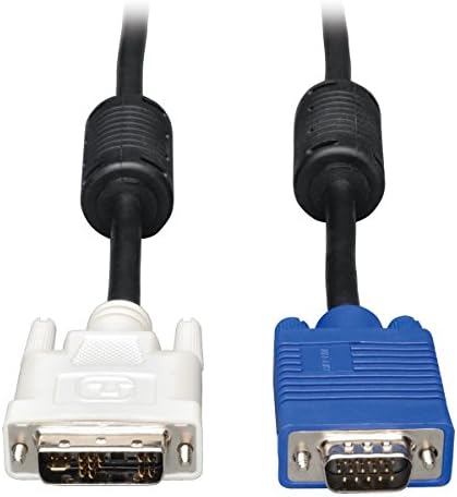 Tripp Lite DVI-VGA Monitor Kábel, Nagy Felbontású RGB kábel Koax (DVI-EGY M HD15 M) 10-ft.(P556-010)